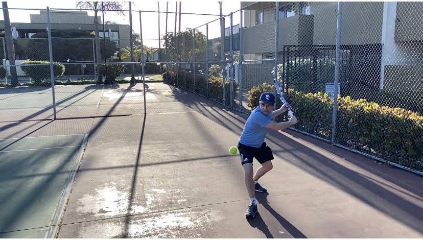 Tennis coaching session with Ojo Coaching Academy